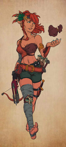 Huntress (base colors)